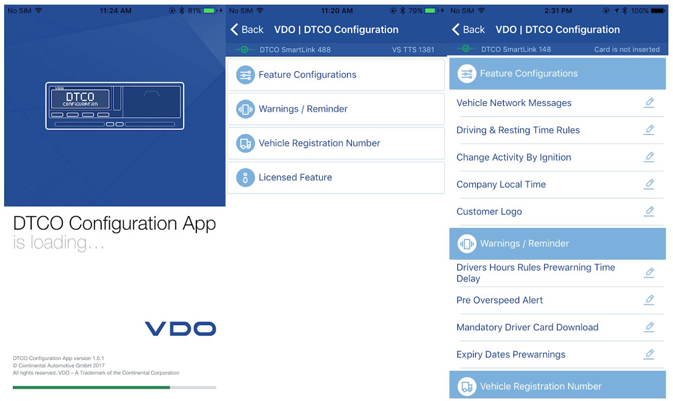 DTCO Configuration app